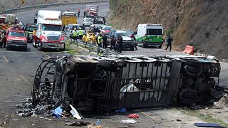 Grave accidente de autobús en México deja más de 20 muertos