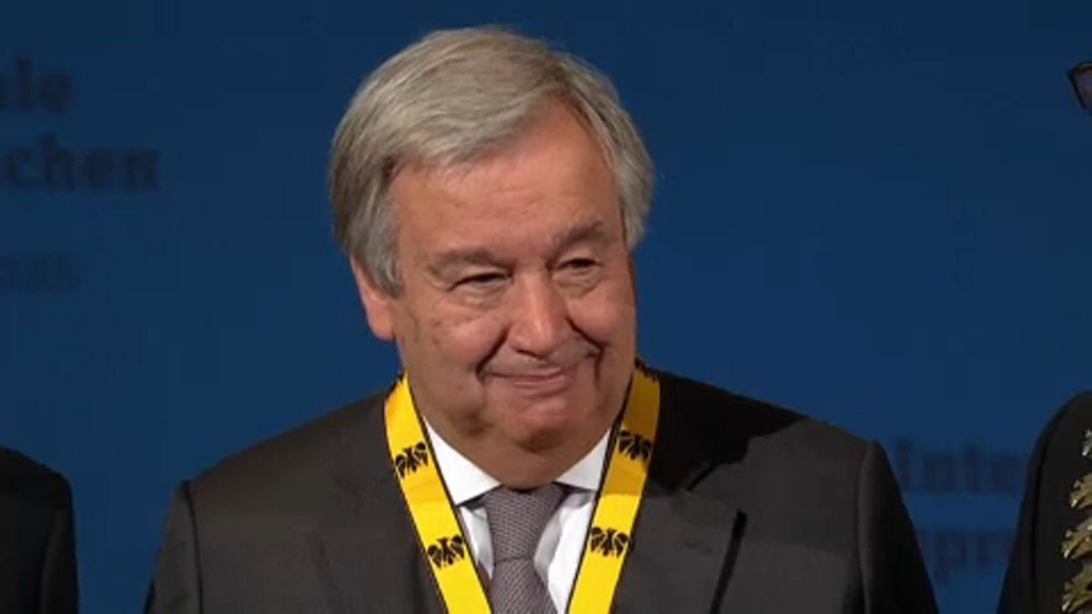 Karlspreis für UN-Generalsekretär António Guterres
