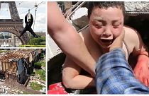 ویدئوهای بدون شرح هفته؛ از گردباد در آمریکا تا نجات کودک سوری از زیر آوار