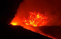 ویدئو؛ رودخانه‌ای از گدازه‌های آتشفشانی در سیسیل