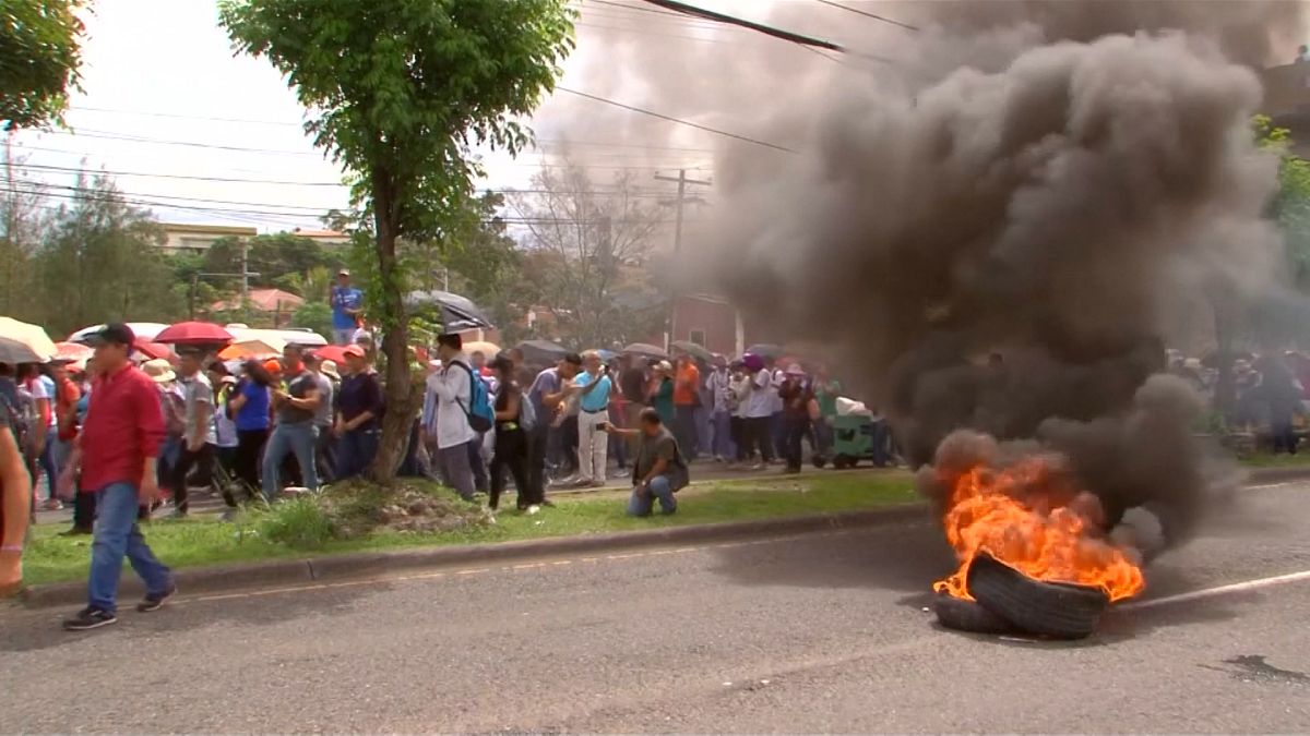 Протесты в Гондурасе