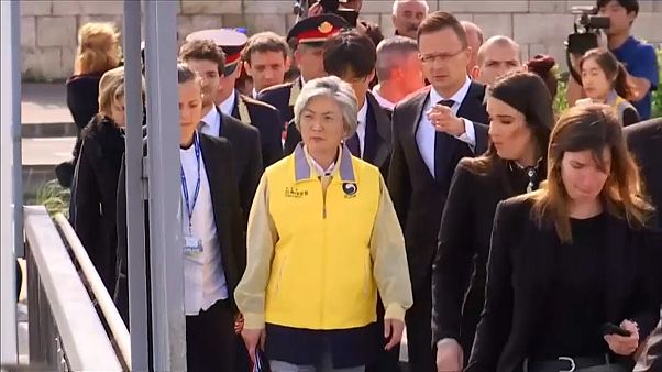 Schiffsunglück: Südkoreanische Außenministerin in Budapest Schiffsunglück: Südkoreanische Außenministerin in Budapest