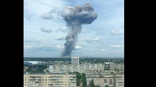  انفجار در کارخانه تولید تی‌ان‌تی در شهر دزرژینسک روسیه