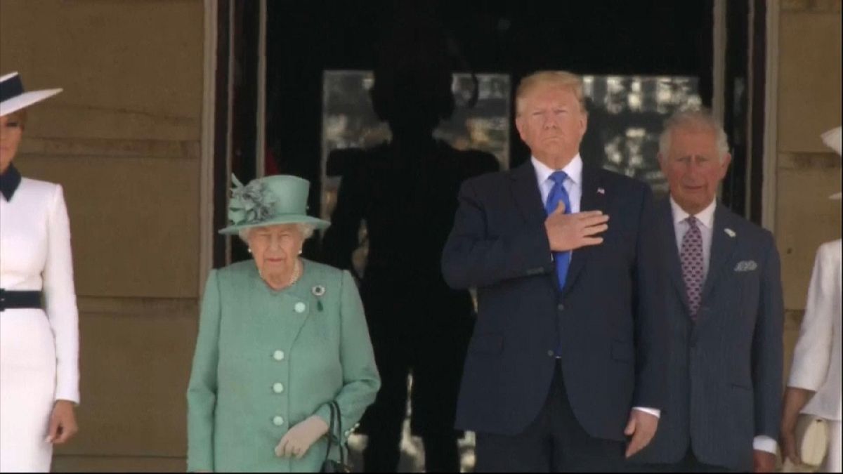 Accueil royal pour Donald Trump