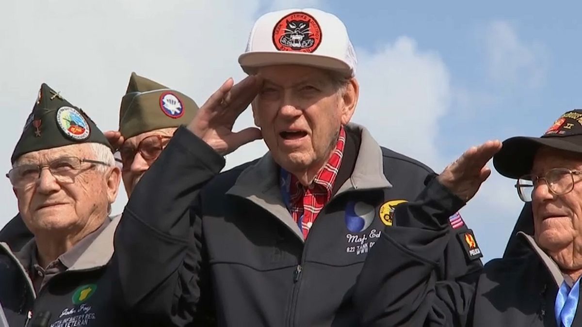 D-Day: US-Veteranen kehren an Kriegsschauplatz zurück