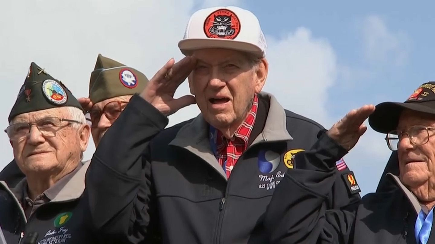 D Day Us Veteranen Kehren An Kriegsschauplatz Zuruck Euronews