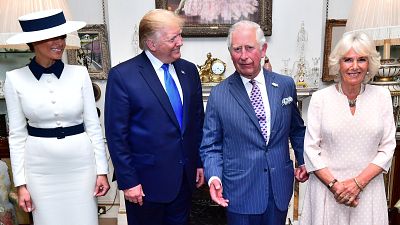 شاهد: ترامب يحظى باستقبال ملكي فاخر في لندن