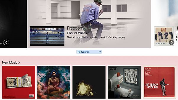 A screenshot of iTunes. A screenshot of iTunes.