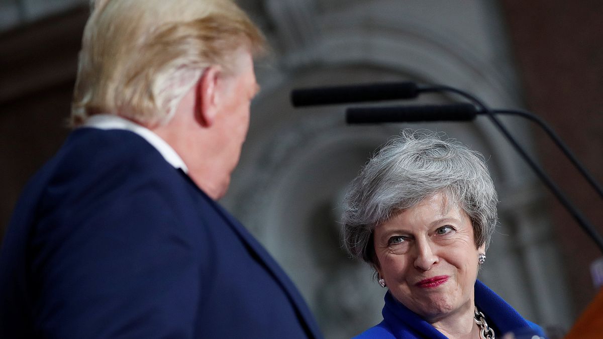 Trump ve un "potencial tremendo" en el futuro pacto comercial con el Reino Unido después del Brexit