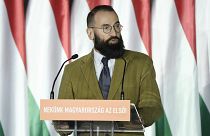 Szájer József beszédet mond a Fidesz EP-kampánynyitóján