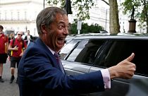 نایجل فاراژ، رهبر حزب برکسیت بریتانیا با دونالد ترامپ دیدار کرد