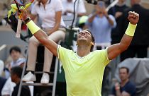 لاعب التنس الاسباني رفائيل نادال