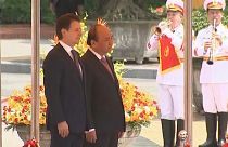 Conte ad Hanoi riafferma l'amicizia fra Italia e Vietnam