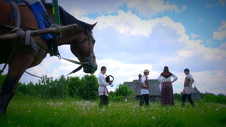 Step back in time and experience a Middle Ages village in Belarus