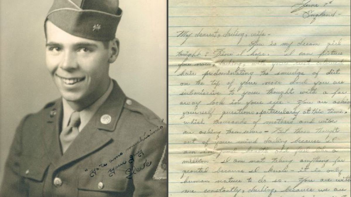 D-Day soldier's letters to wife reveal endurance of love during war