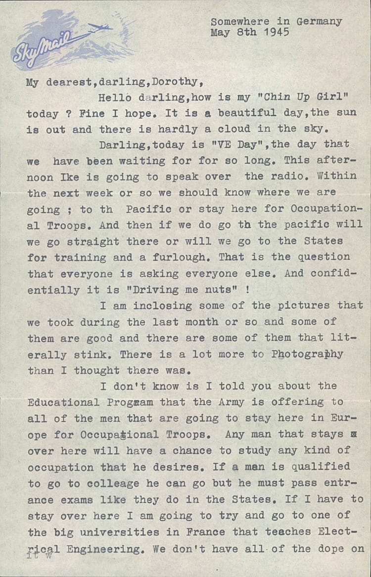 D-Day soldier's letters to wife reveal endurance of love during war ...