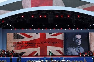 Britain's Prime Minister Theresa May in Portsmouth on June 5, 2019.