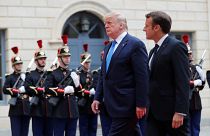 Macron appelliert: Amerika ist groß, wenn es für die Freiheit kämpft