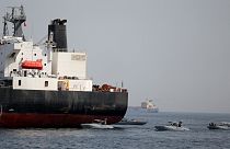 نفتکش آسیب دیده عربستانی در انفجارهای فجیره