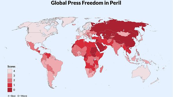 Freedom House 2019 raporu: Dünya genelinde basın özgürlüğü geriliyor Freedom House 2019 raporu: Dünya genelinde basın özgürlüğü geriliyor