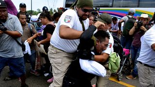 Власти Мексики остановили караван мигрантов