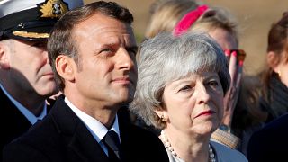 May and Macron in France to mark 75th D-Day anniversary