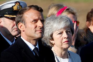 May and Macron in France to mark 75th D-Day anniversary