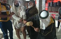 صورة من "حلقة ذكر" للصوفيين الرفاعيين في أربيل