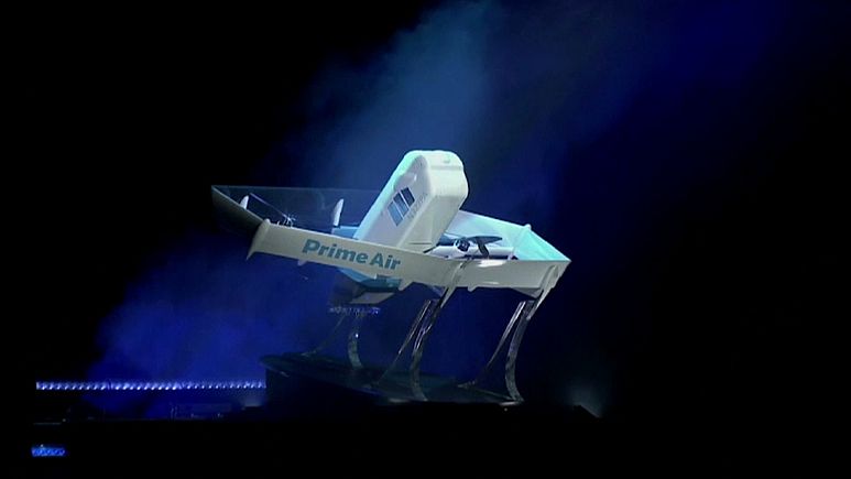 Amazon presenta un nuevo y sofisticado dron para sus envíos Amazon presenta un nuevo y sofisticado dron para sus envíos