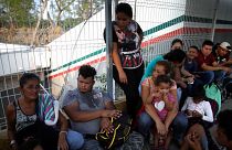 Archives. Frontière entre le Mexique et le Guatemala en avril 2019