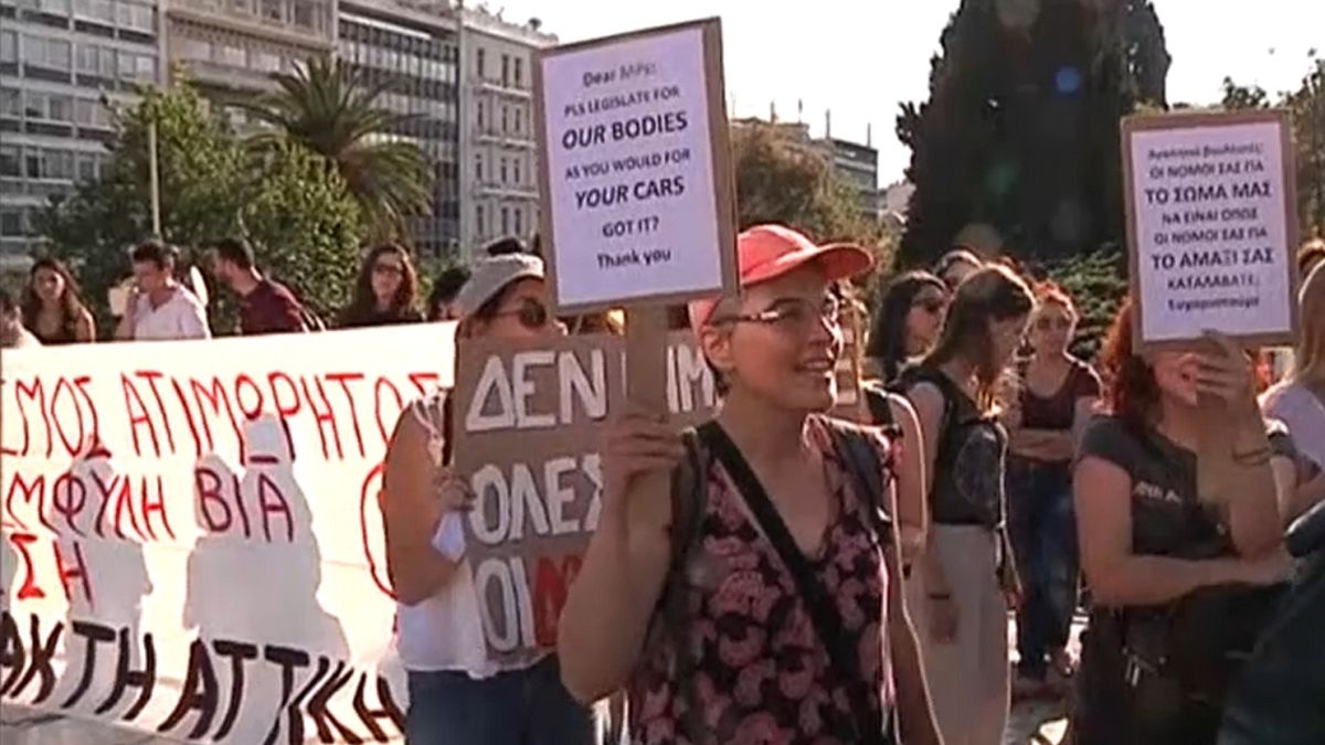 Greek government changes definition of rape after initial draft law sparks backlash