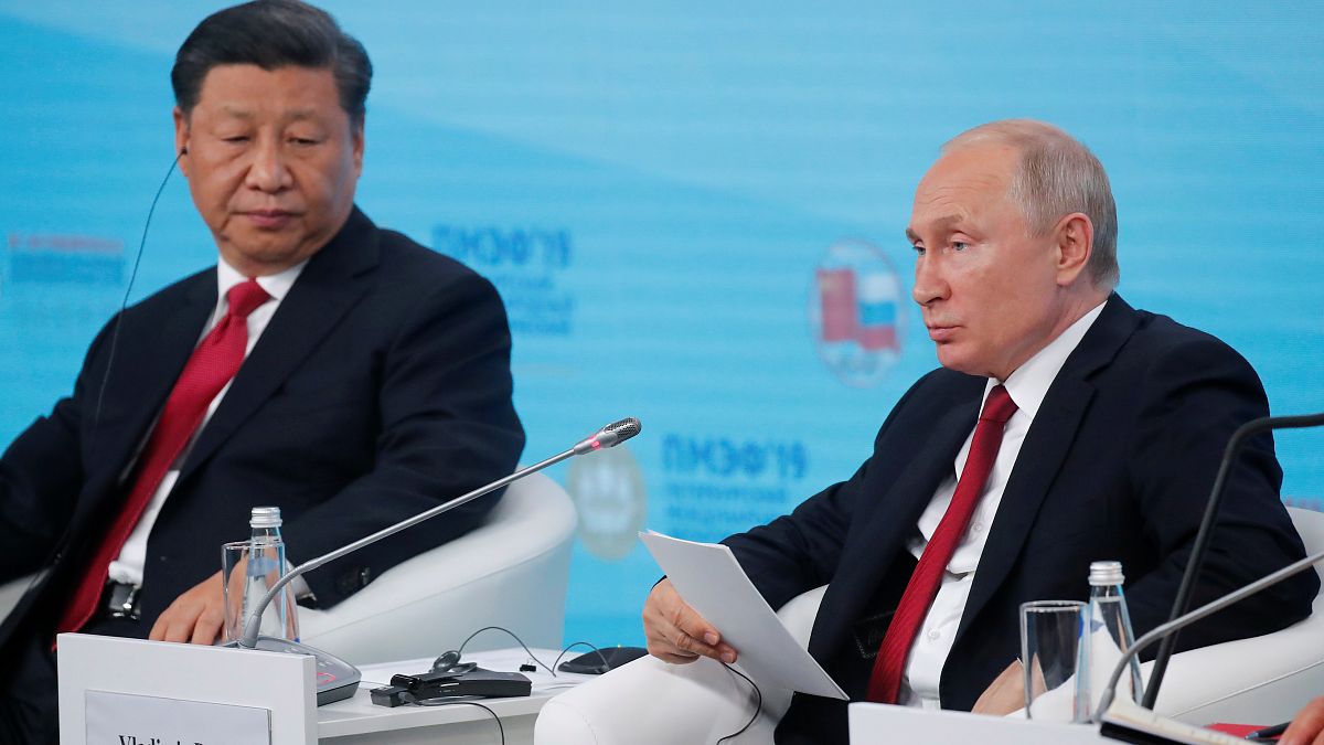 Watch again: Putin and Xi speak at St Petersburg economic forum
