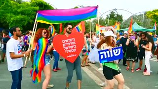 More than 10,000 people marched in the 19th annual Jerusalem pride parade