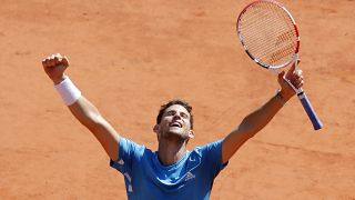 Dominique Thiem se impone a Novak Djokovic en la semifinal de Roland Garros