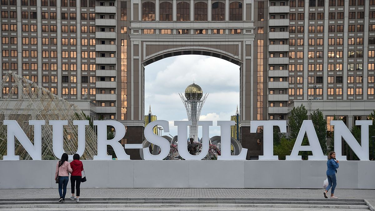 مركز مدنية نور سلطان عاصمة كازاخستان. حزيران/2019