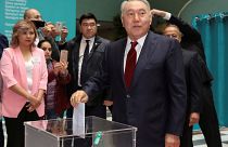 Kazakhstan election: Hundreds rounded up in protests