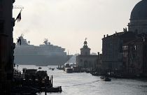 Un crucero entrando a Venecia el pasado fin de semana