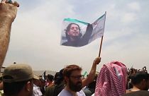 وداع با پیکر دروازه‌بانی که «آوازخوان انقلاب» سوریه شد