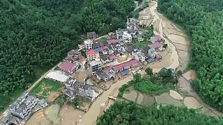 Наводнения и оползни в Китае
