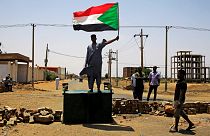 معترضان به شورای نظامی حاکم بر سودان