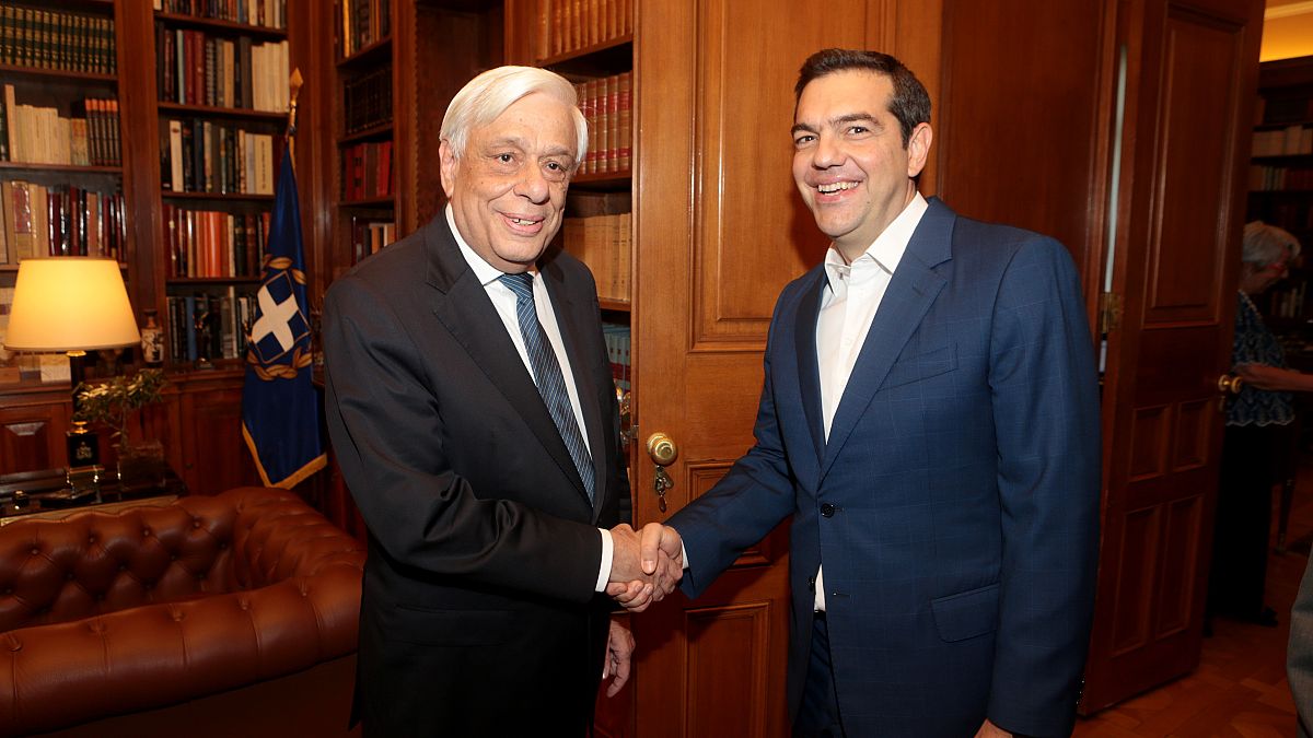 Ο ΠτΔ, Προκόπης Παυλόπουλος με τον πρωθυπουργό, Αλέξη Τσίπρα