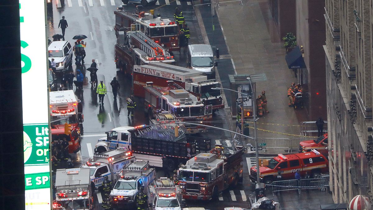 Manhattan: Tödlicher Hubschrauber-Absturz auf Hochhaus-Dach