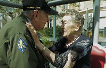 War-time lovers enjoy emotional reunion in France 75 years after last seeing each other