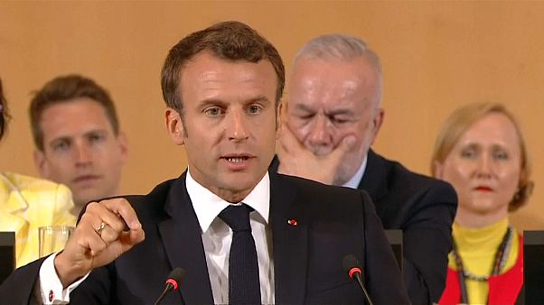Conférence de l'OIT : Macron dénonce un "capitalisme fou" Conférence de l'OIT : Macron dénonce un "capitalisme fou"