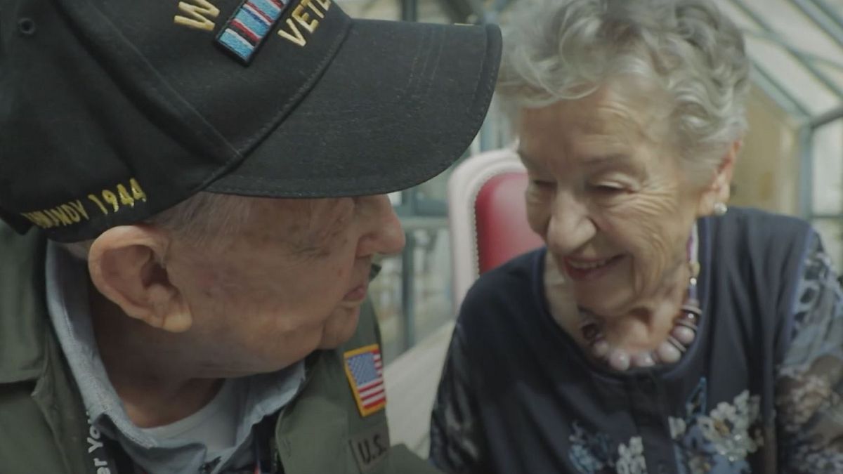 Enamorados durante la Segunda Guerra Mundial se reencuentran 75 años después