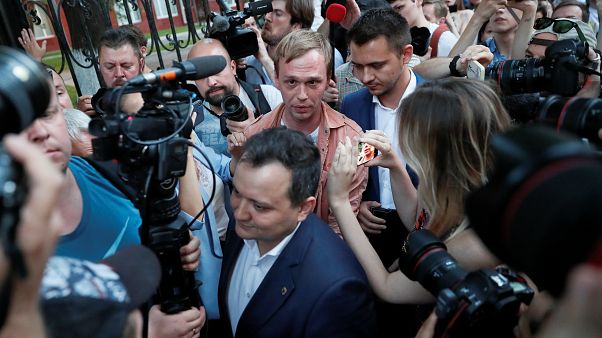 Иван Голунов на свободе Иван Голунов на свободе