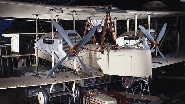 The Alcock and Brown's Vickers Vimy, preserved in the London Science Museum The Alcock and Brown's Vickers Vimy, preserved in the London Science Museum