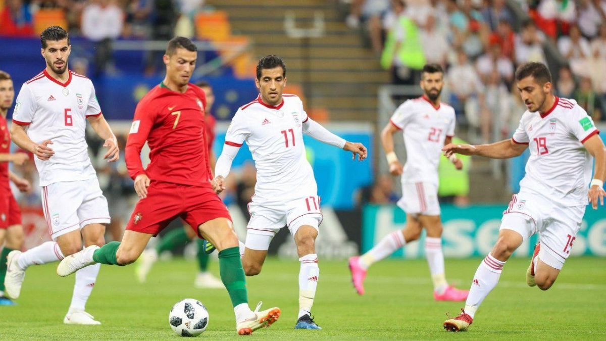 مباراة جمعت منتخب البرتغال ضد إيران في كأس العالم 2018