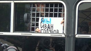 Сотни задержанных в День России 