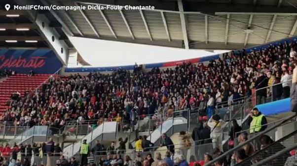 A Rennes, un chant féministe pendant un match de Coupe du monde A Rennes, un chant féministe pendant un match de Coupe du monde